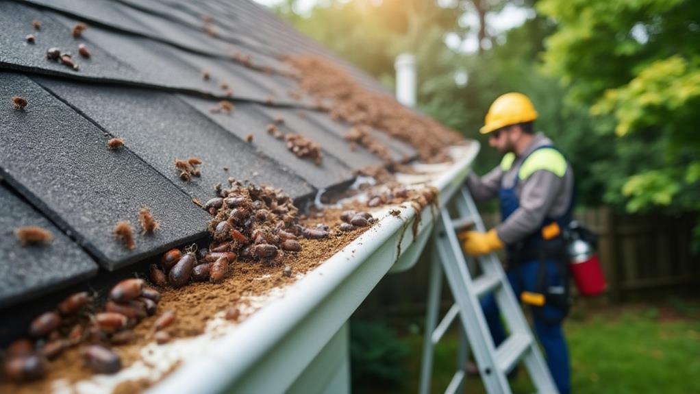 Pest-Inffected Gutters